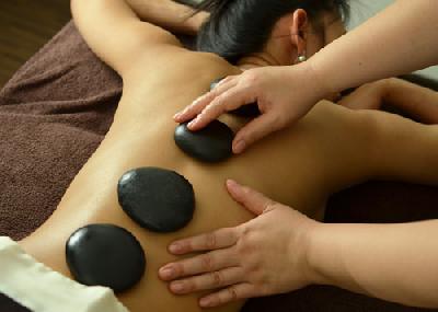 Hotstone-Massage von Asia-Relax